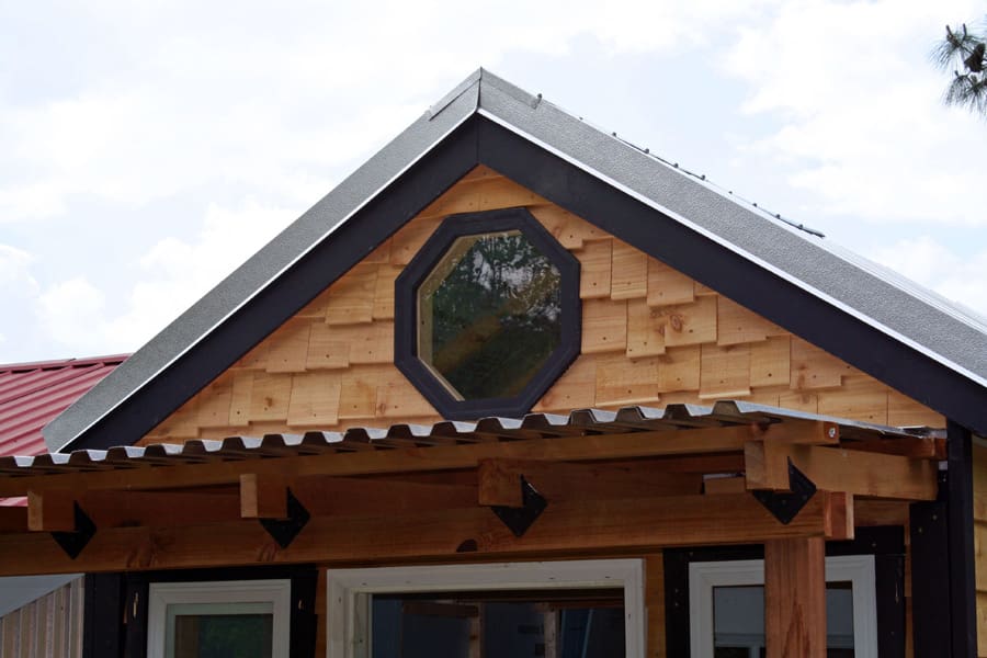 3 reed tiny house front