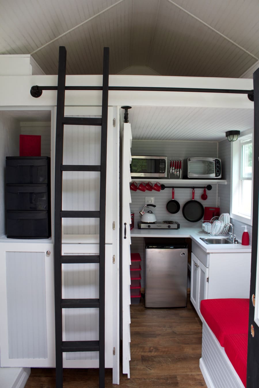 8 reed tiny house kitchen loft
