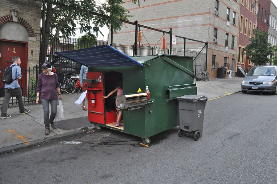 tiny dumpster house 2
