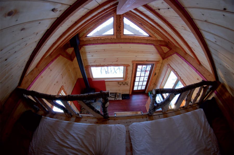 les toits due monde treehouse 8