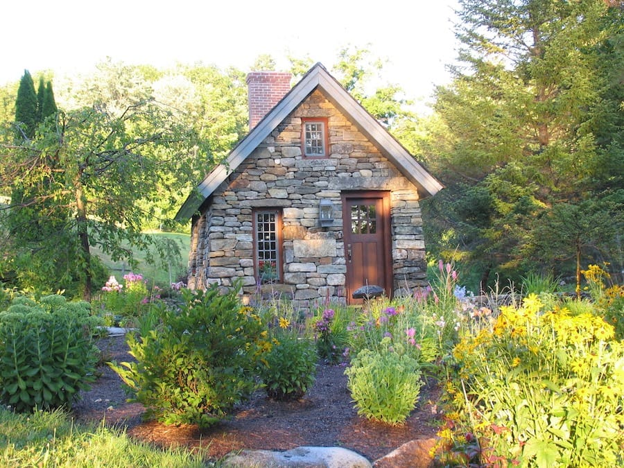 stone thoreau cabin replica 3