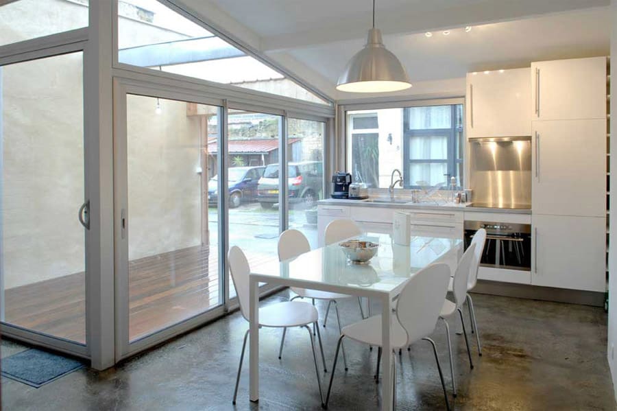 converted parking garage home 2