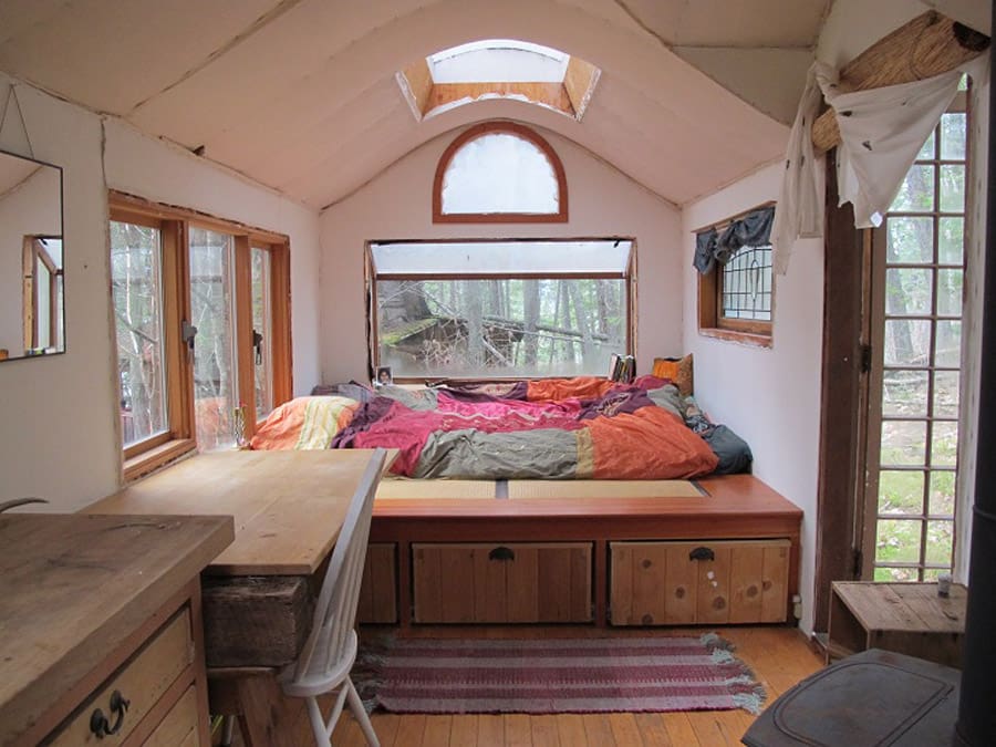 gypsy wagon in the woods 7