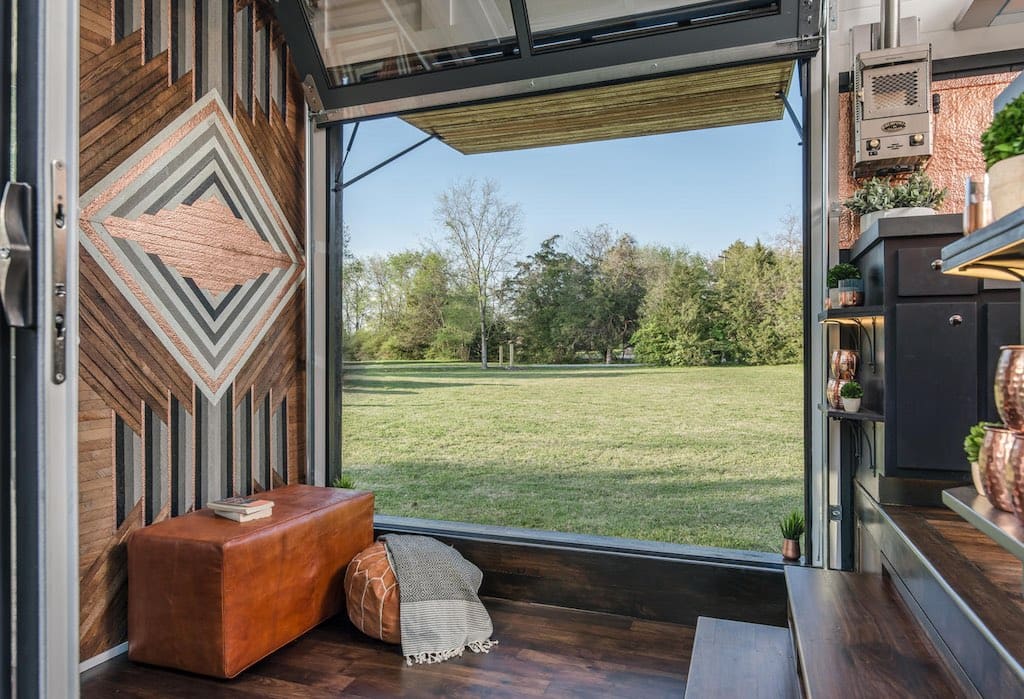 Escher - A Completely Custom Tiny House Built on a Gooseneck Trailer 6 escher new frontier tiny homes 5