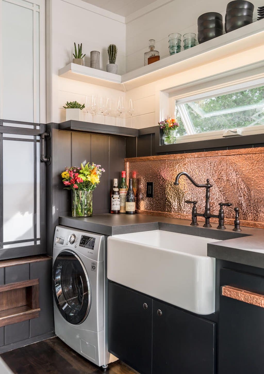 Escher - A Completely Custom Tiny House Built on a Gooseneck Trailer 9 escher new frontier tiny homes 9
