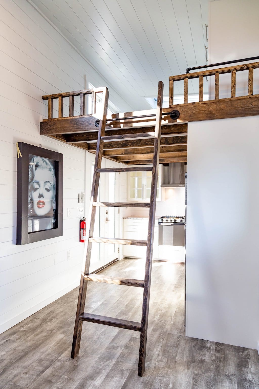 This 385-Square-Foot Modern Tiny House on Wheels Includes a Loft! 13 the modern tiny house home liberation tiny homes 14