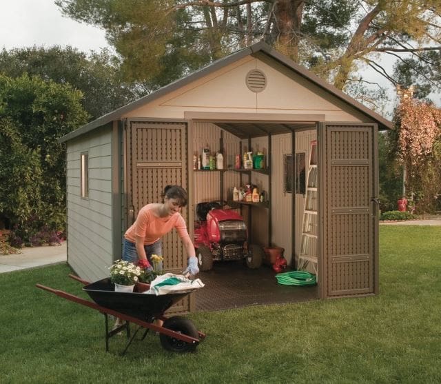 15 Backyard and Garden Shed Landscaping Ideas That Will Motivate You 5 storage shed