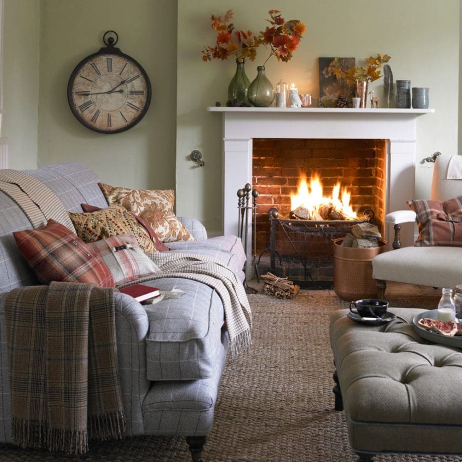12 Small Living Room Designs and Ideas That Will Maximize The Limited Space 12 Country living room with open fire 920x920 1