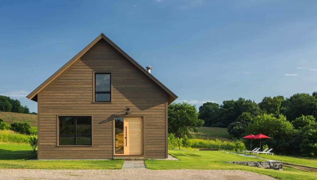 This Modern Barn House In Vermont Is Absolutely Stunning 1 If you're looking for a rustic and modern home all in one, then you'll love this barn house in Vermont. This stunning property has been completely renovated into a beautiful and unique home. We can't get enough of the sleek and stylish interior, which features lots of open space and natural light. If you're looking for a change of pace, this could be the perfect place to call home!