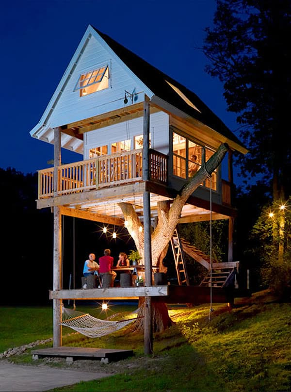 19 Treehouse Designs That Will Make You Want to Move-In 2 Tree Houses ArchitectureArtDesigns 15