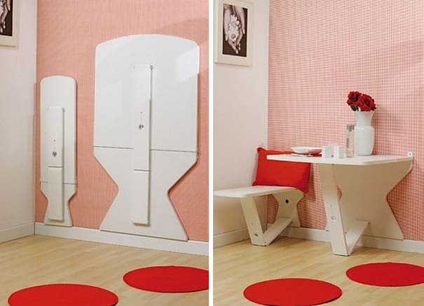 Space-Saving Tips And Storage Tricks You Should Steal From Tiny Homes 5 foldingtable