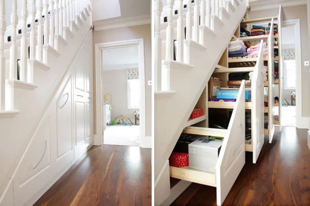 Space-Saving Tips And Storage Tricks You Should Steal From Tiny Homes 18 understairs