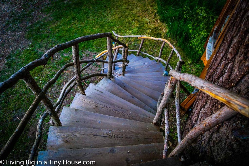 Treehouse Living With The Masters 2 TREEHOUSE STAIRS