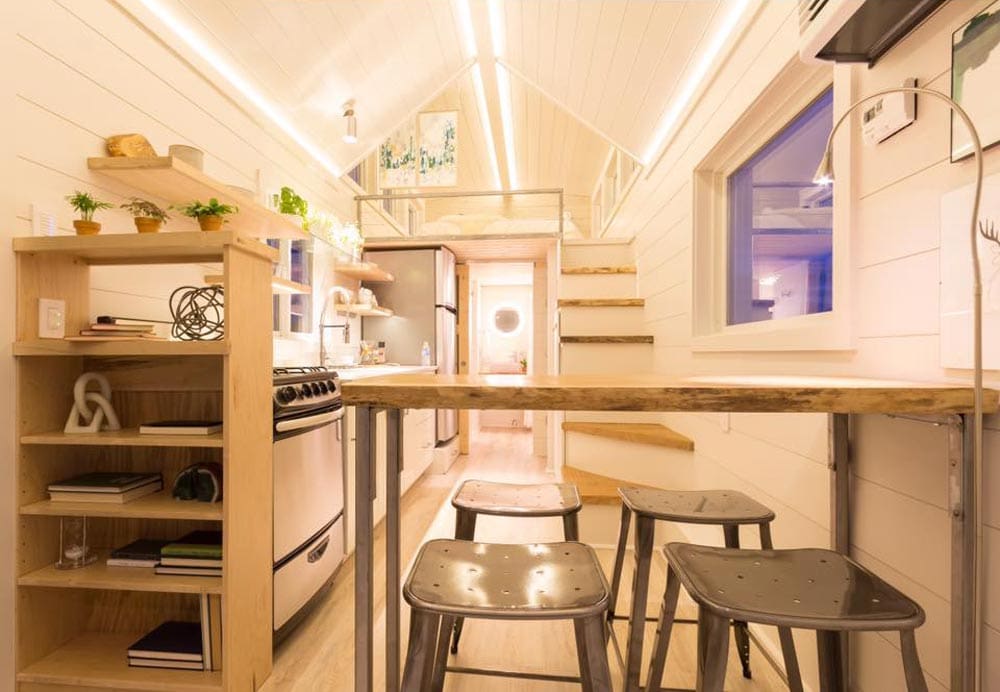 This Tiny Home Has A Greenhouse And A Porch Swing - The Elsa 3 elsa 3 1