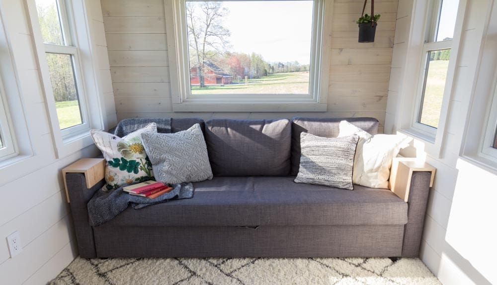 This Tiny Home Has A Greenhouse And A Porch Swing - The Elsa 6 elsa 5