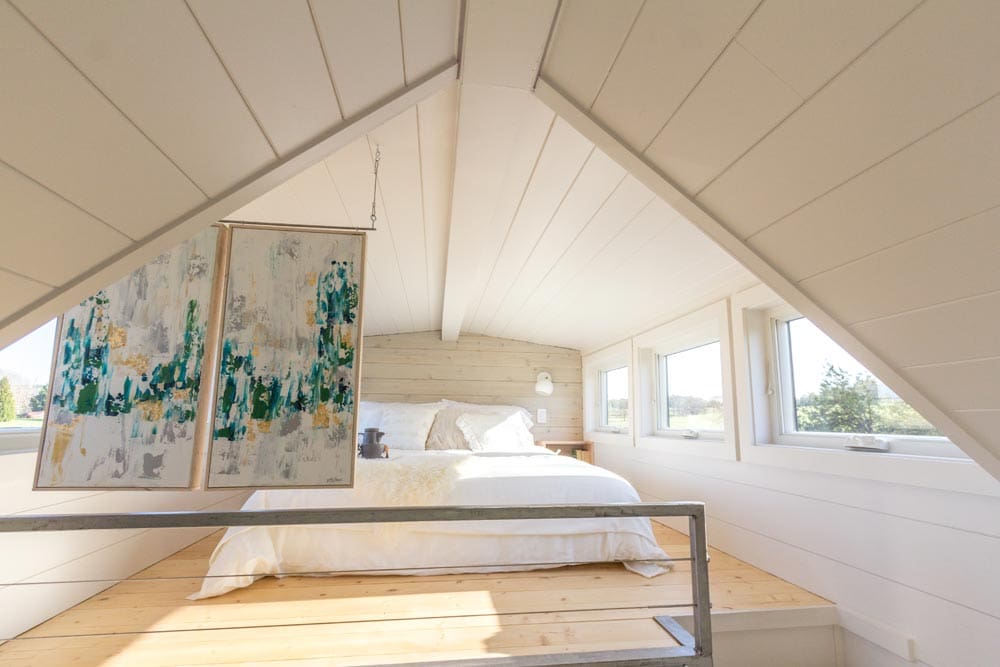 This Tiny Home Has A Greenhouse And A Porch Swing - The Elsa 7 elsa 7