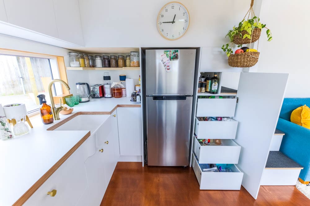 Young Woman's Remarkable Tiny Home 2 The home has an impressive kitchen