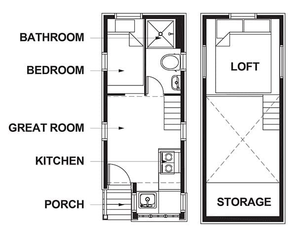 Take a Tour Around This Adorable Mt. Hood Tiny House Village In Oregon 13 savannah floor plan