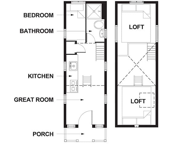 Take a Tour Around This Adorable Mt. Hood Tiny House Village In Oregon 21 scarlett floorplan