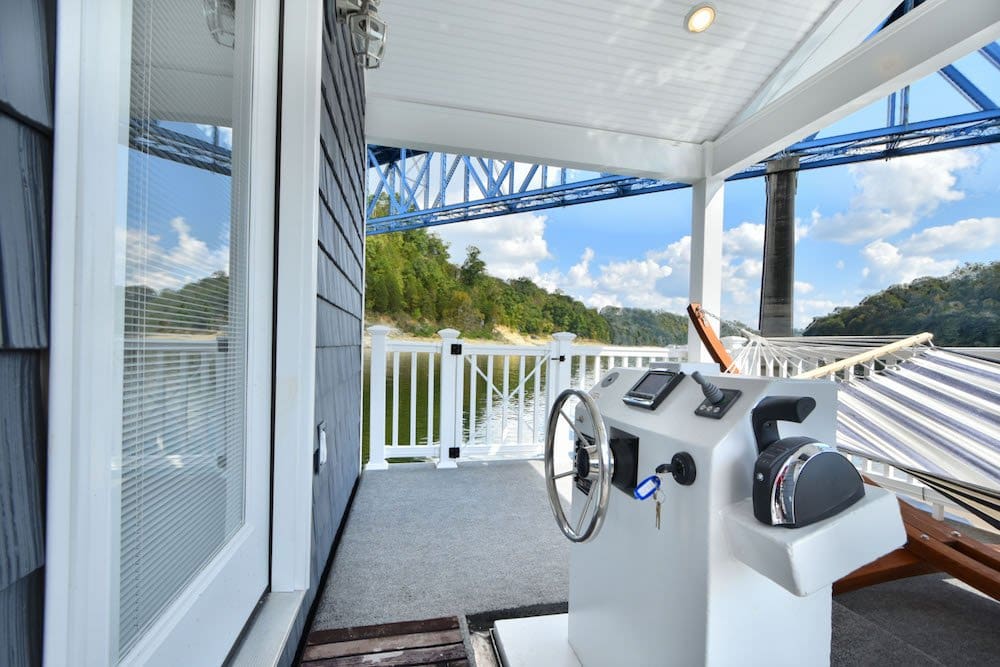 Float Your Cares Away on This Incredible Tiny Houseboat 9 tiny houseboat exterior 3689 copy