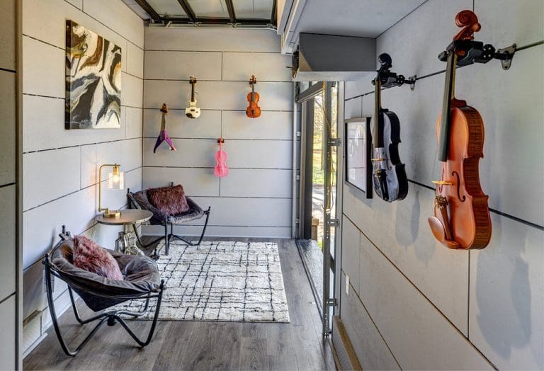 This Unique Tiny House Feels Like a Spacious Full-Size Home 13 400 Square Feet Spacious Tiny House with Deck 13 768x524 1