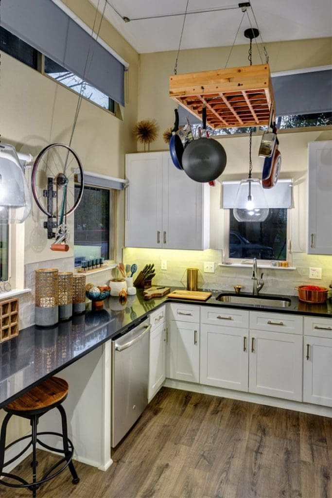 This Unique Tiny House Feels Like a Spacious Full-Size Home 8 400 Square Feet Spacious Tiny House with Deck 3 768x1152 1