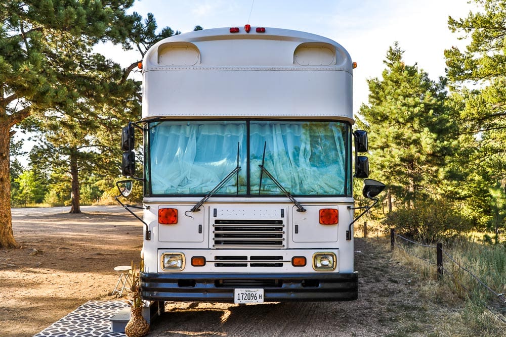 Epic Off -The-Grid School Bus Conversion 1 OFF GRID SCHOOL BUS 8 of 11