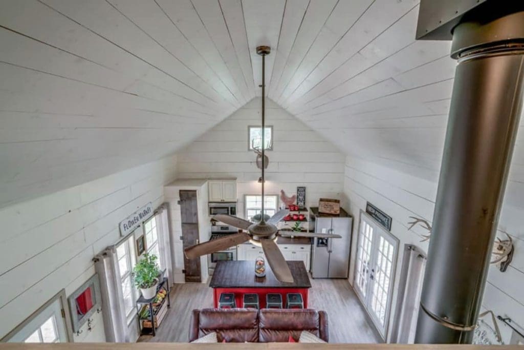 Oklahoma Couple Built A Stunning Red Cottage With A Farmhouse Style. 8 Red Cottage 3