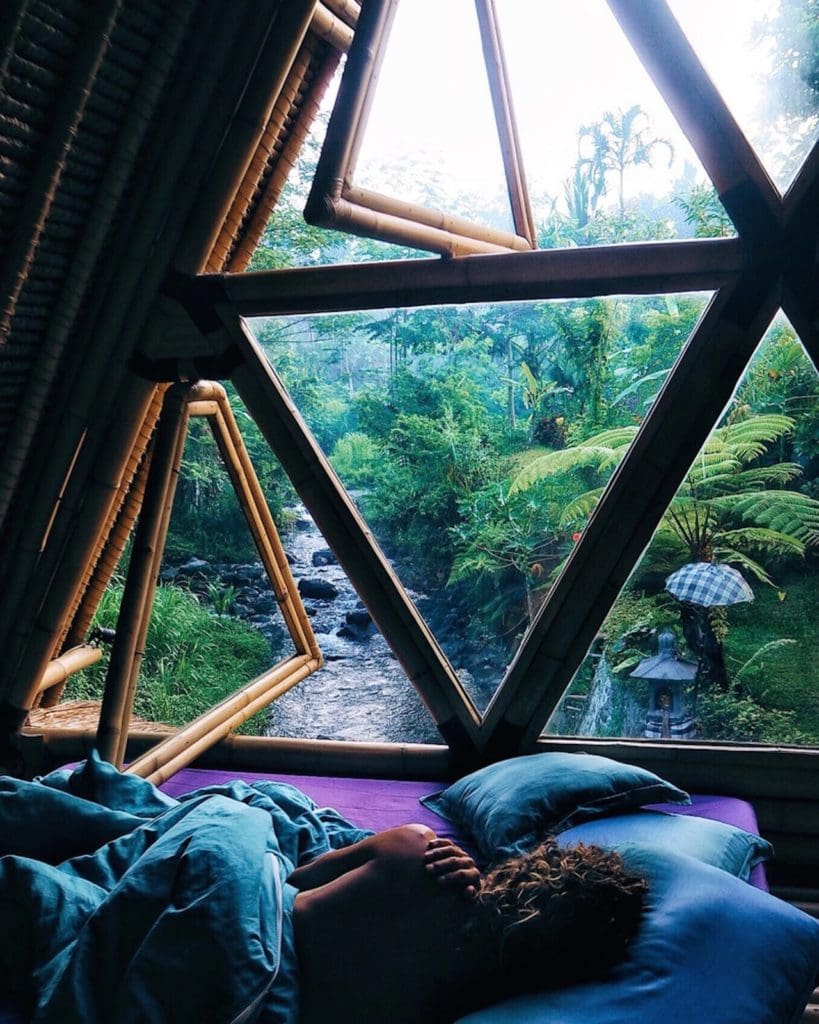 This Serene Bamboo Bungalow Rental Is a Slice of Paradise in Bali 5 This Serene Bamboo Bungalow Airbnb rental is the perfect place for a relaxing and rejuvenating vacation.