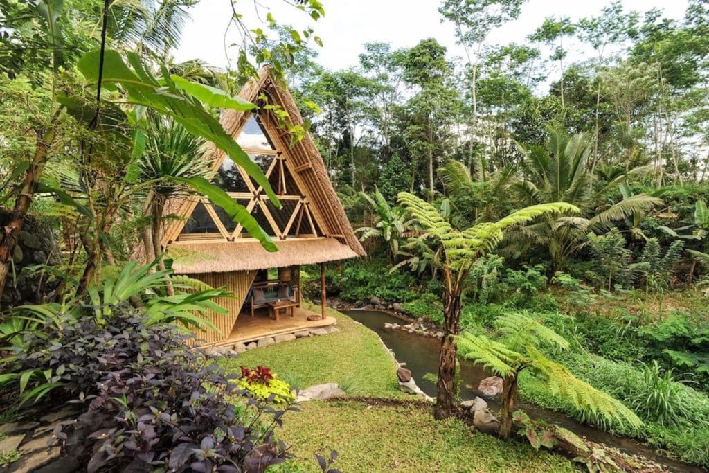 This Serene Bamboo Bungalow Rental Is a Slice of Paradise in Bali 7 Bamboo Bungalow Rental in Bali, Indonesia