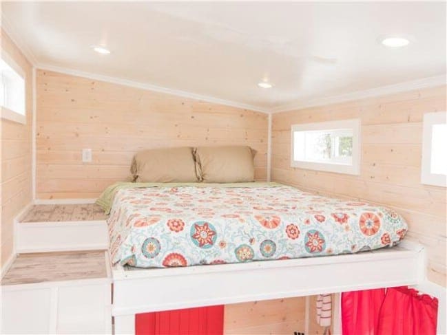 Spend The Night In This Breathtaking Tiny House 7 red lifeguard stand tiny house 8