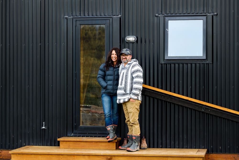 BLACK OFF GRID CABIN 4 of 11