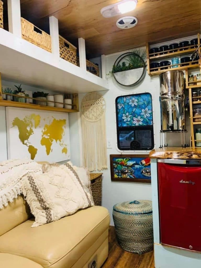 Bohemian Renovated RV Is The Ultimate In Magical Tiny Living 3 Bohemian RV 8 768x1024 1