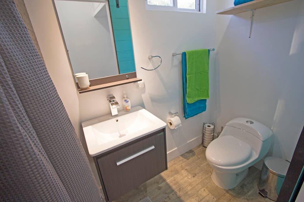 The Spa Bathroom Turns This Shipping Container Into A Luxury Tiny Home 7 Costa Rica Container 9