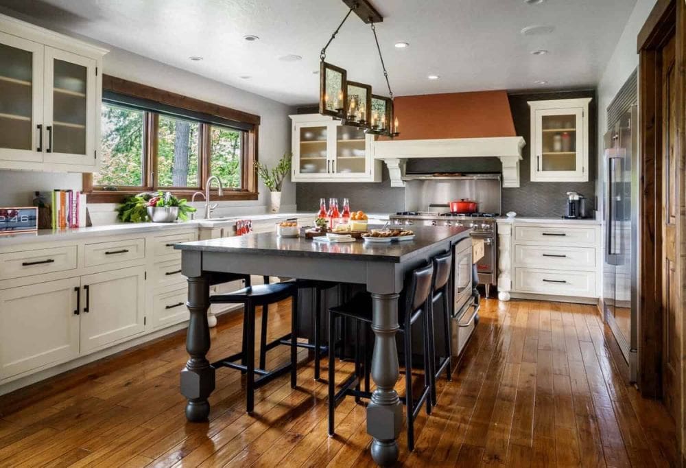 Portland Home Artfully Combines A Craftsman Design with a Contemporary Aesthetic 7 Craftsman house by Garrison Hullinger Interior Design kitchen decor