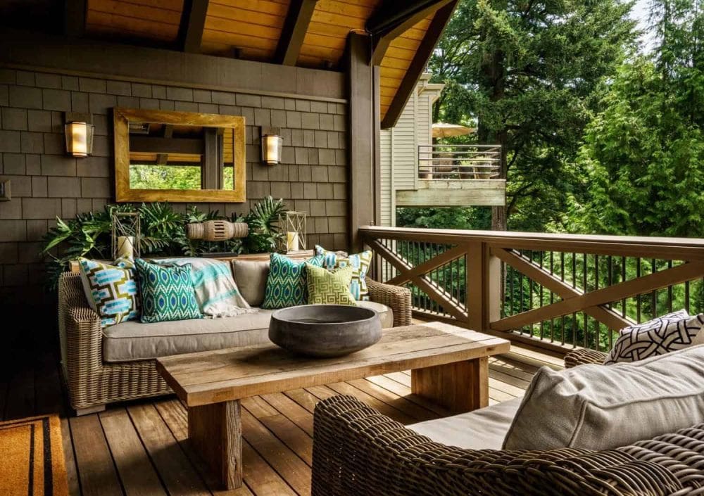 Portland Home Artfully Combines A Craftsman Design with a Contemporary Aesthetic 2 Craftsman house by Garrison Hullinger Interior Design patio