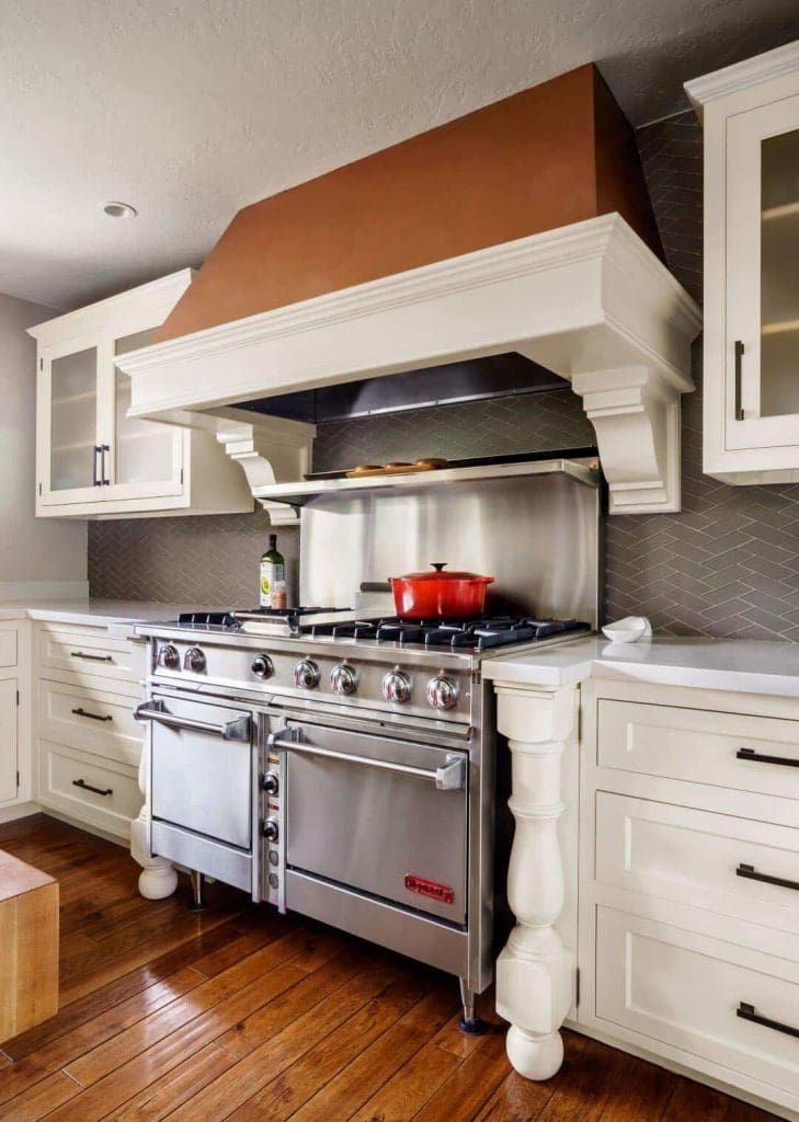 Portland Home Artfully Combines A Craftsman Design with a Contemporary Aesthetic 9 Craftsman house by Garrison Hullinger Interior Design stainless steel stove