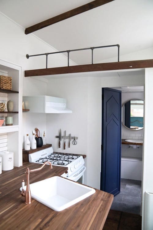 This 28' Tiny House Featuring The Main Level Bedroom With Murphy Bed That Converts Into The Dining Room 3 pacific getaway 3