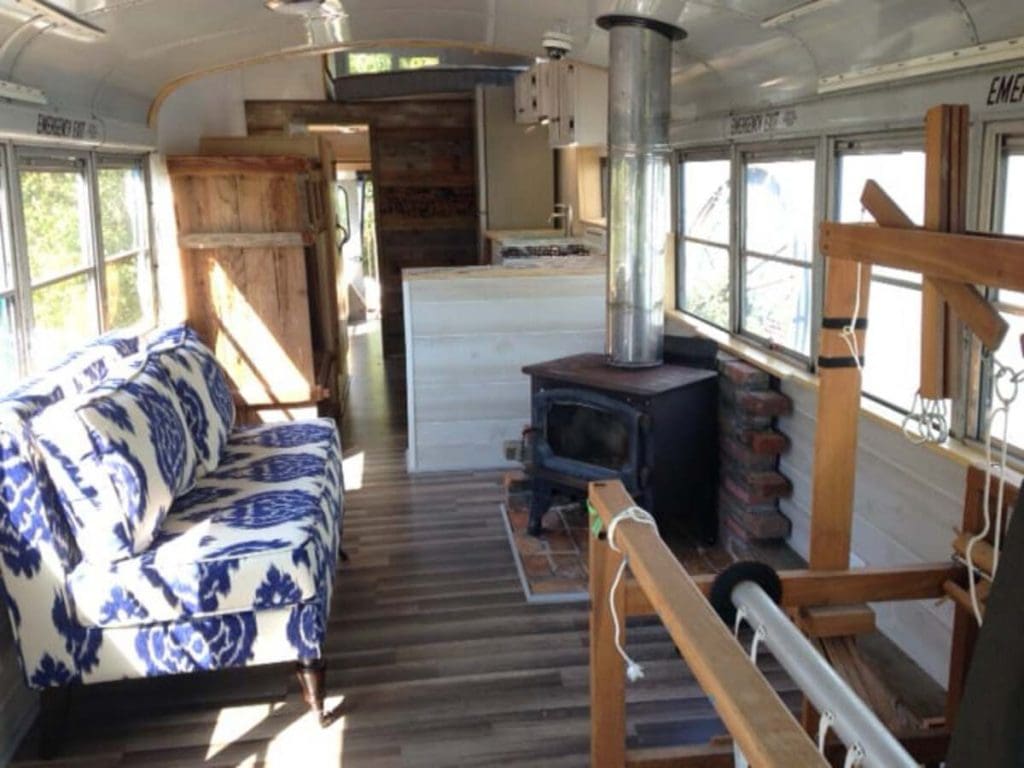 This Schoolie Tiny Home Includes A Luxury Claw Food Bathtub 2 Schoolie 3 1024x768 1