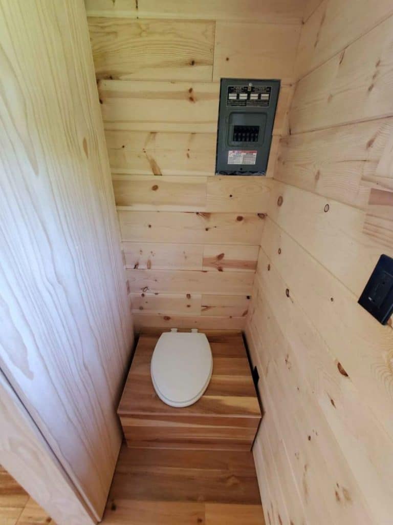 This WoodWorkers Dream Is A Tiny Houses On Wheels For Rustic Living 9 Woodworkers Cabin 15 768x1024 1