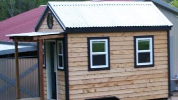 1 reed tiny house side