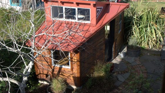 backyard working cabin 1
