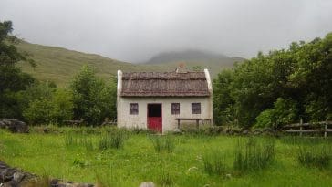 thatched country cottage
