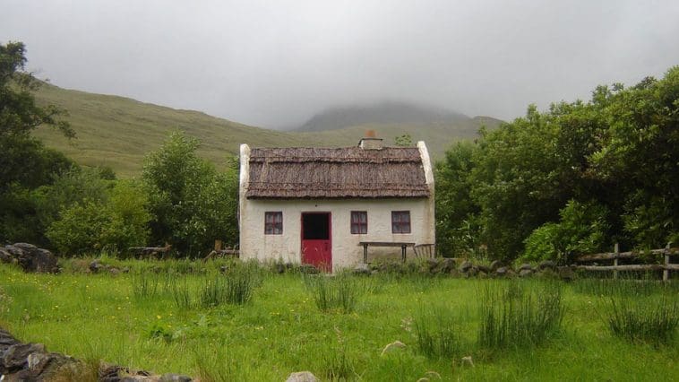 thatched country cottage