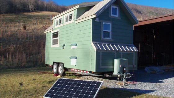 Little Green House on Wheels 3 little green house on wheels 1