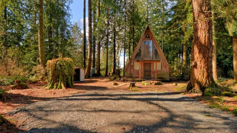 Stunning Tiny A-Frame House in Granite Falls Washington