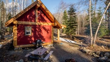 horsefly lake cabin 1