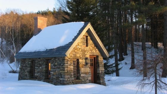 Stone Thoreau Cabin Replica 2 stone thoreau cabin replica 1