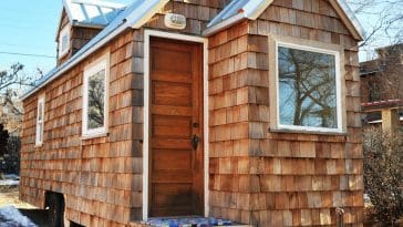 cedar shingled tiny house 1
