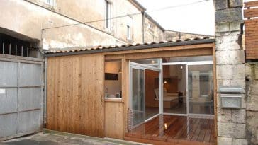 converted parking garage home 1